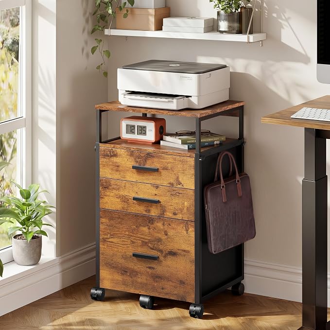DEVAISE 3 Drawer Vertical File Cabinet