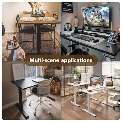 SANODESK Universal Tabletop 40"x24"x1" Thickness One-Piece Table Top Rectangular Particle Board for Standing Desk and Home Office Countertop DIY,Maple Desk Top