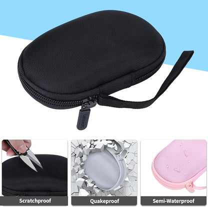 Lebakort Storage Case Compatible with Logitech Signature M650 L / M550 L Full Size Mouse (Off White Case)