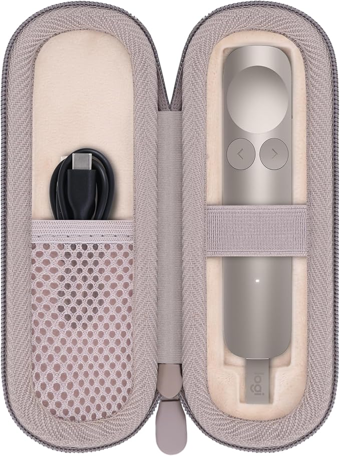co2CREA Hard Case Replacement for Logitech Spotlight 2/1 Presentation Remote Presenter Clicker, Sand