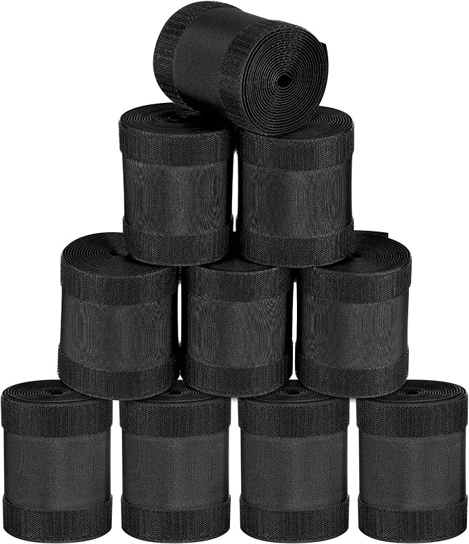 WILLBOND Carpet Cord Cover Cable Protector Floor Cover Cable Protector Management Only for Commercial Office Carpet(98.43 ft,Black)