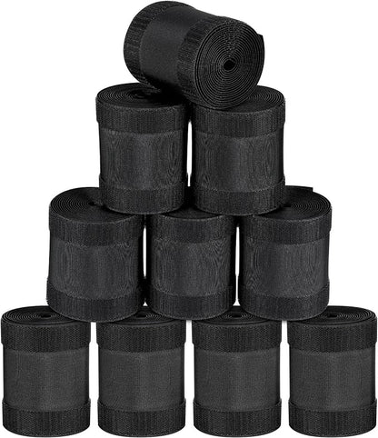WILLBOND Carpet Cord Cover Cable Protector Floor Cover Cable Protector Management Only for Commercial Office Carpet(98.43 ft,Black)