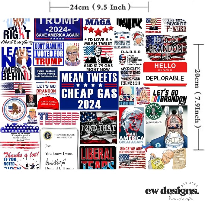 Trump Meme Mouse Pad Funny Trump Mousepad (Lets go Brandon, FJB, Mean Tweet Cheap Gas Trump 2024)