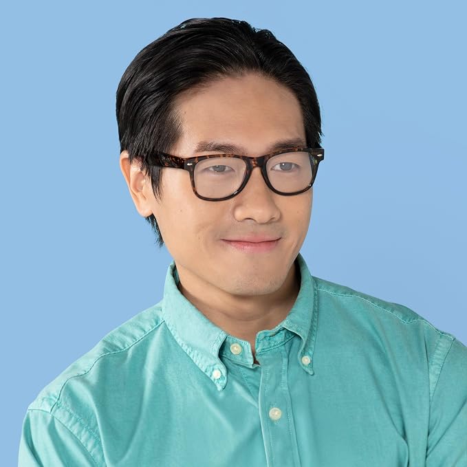 Readers Readers.com Reading Glasses: The Dash Blue Light, Metal rectangle Style for Men and Women