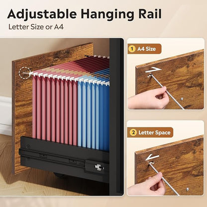 DEVAISE 3 Drawer Vertical File Cabinet