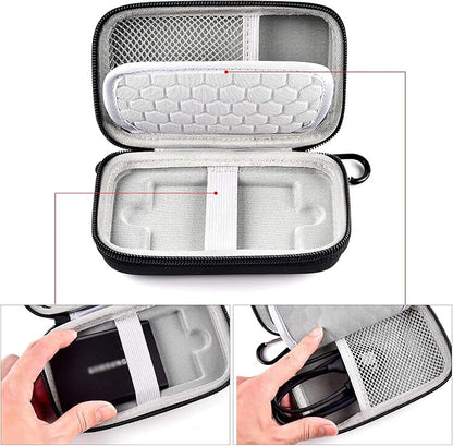 Case Compatible with Samsung T7/ T7 Touch Portable SSD 1TB 2TB 500GB USB 3.2 External Solid State Drive, Travel Carrying Storage Organizer Fits for USB Cables and More Accessories (Black)