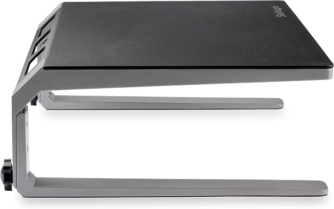 StarTech.com Monitor Riser Stand - for up to 32" (22lb/10kg) Monitor - Height Adjustable - Computer Monitor Riser - Steel and Aluminum (MONSTND)