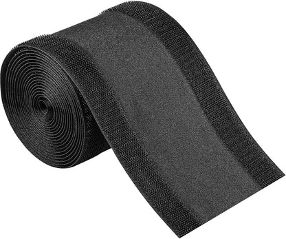WILLBOND Carpet Cord Cover Cable Protector Floor Cover Cable Protector Management Only for Commercial Office Carpet(9.84 ft,Black)