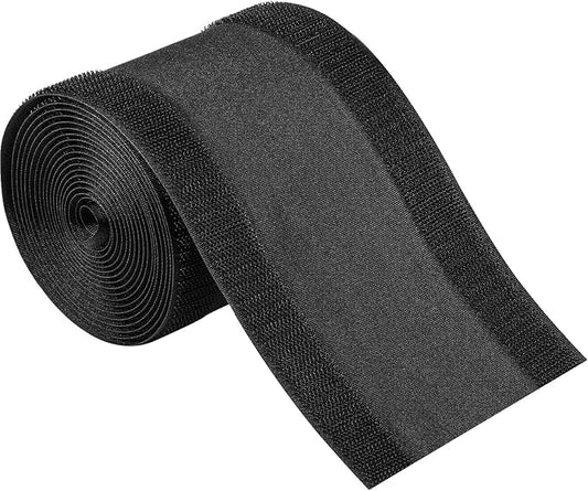 WILLBOND Carpet Cord Cover Cable Protector Floor Cover Cable Protector Management Only for Commercial Office Carpet(9.84 ft,Black)