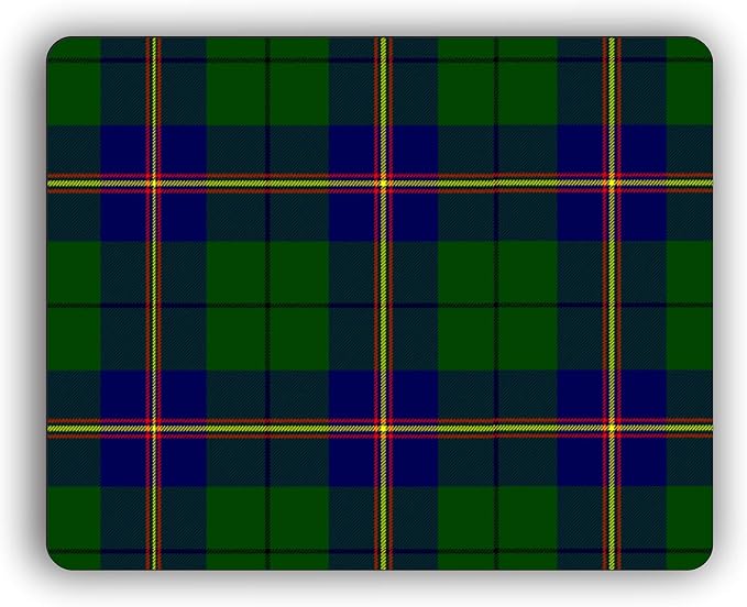 Carmichael Scottish Clan Tartan Crest Computer Mouse Pad
