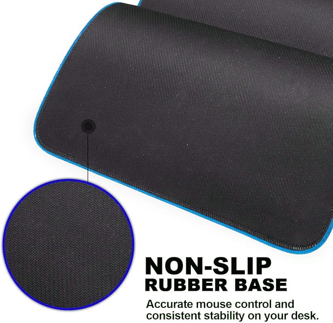 Extended RGB Gaming Mouse Pad, Extra Large Gaming Mouse Mat for Gamer, Waterproof Office Desktop Mat with 10 Lighting Mode, for PC Computer RGB Keyboard Mouse - 31.5'' x 15" x 4mm(Map)