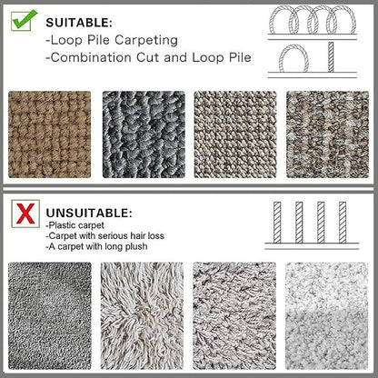 WILLBOND Carpet Cord Cover Cable Protector Floor Cover Cable Protector Management Only for Commercial Office Carpet (98.43 ft,Brown)