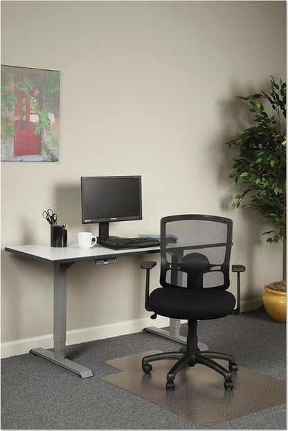 Alera Etros Series Mesh Mid-Back Chair, Supports Up to 275 Lb, 18.03" to 21.96" Seat Height, Black