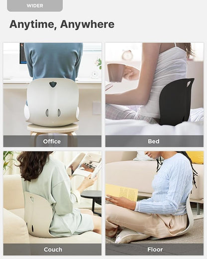 curble Wider – Ergonomic Desk Chair Seat Cushion, Everyday Passive Posture Trainer for Work from Home, Office & Car, Breathable Lumbar Support
