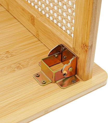 Japanese Floor Table Foldable Bamboo Low Table for Sitting on the Floor, Natural Coffee Table Minimalist Tatami for Home Office, Meditation & Tea Ceremony (Easy Storage) (31.5*18.89*13.77Inch)