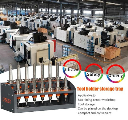 HSK 50 Tool Cart - CNC Tool Holder & Storage Cabinet - Easy & Convenient - HSK50-16CAP