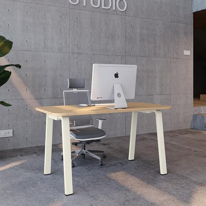 Modular Computer Office Desk, Modern Style Small Study Writing Workstation Table for Home & Business, Large (55" x 28")