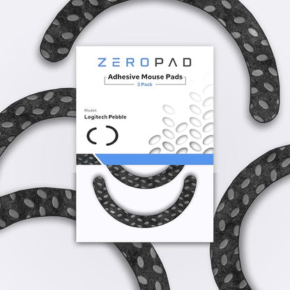 Adhesive Mouse Pad, 3 Pack - Minimalist Mousepad for Logitech Pebble