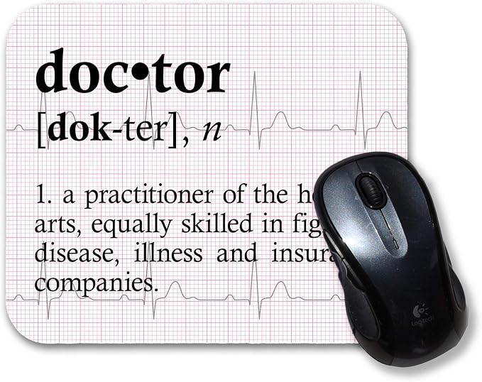 Doctor Definition Funny Mouse Pad
