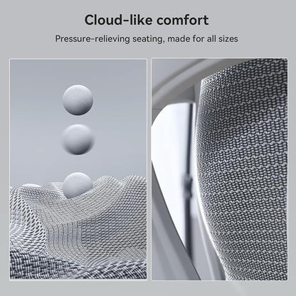 SIHOO Doro C300 Pro Ergonomic Office Chair with Ultra-Soft 6D Armrests, Dynamic Lumbar Support, Seat Depth Adjustment, Adjustable Backrest, Big and Tall Desk Chair 2 Packs (Grey)