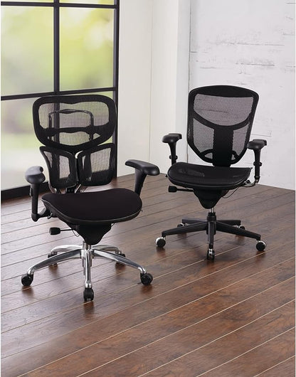 WorkPro® Quantum 9000 Series Ergonomic Mid-Back Mesh/Mesh Chair, Black