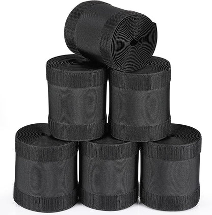 WILLBOND Carpet Cord Cover Cable Protector Floor Cover Cable Protector Management Only for Commercial Office Carpet(59.06 ft,Black)