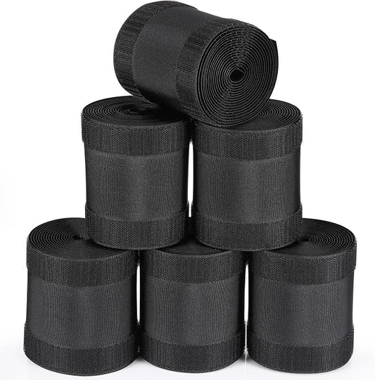 WILLBOND Carpet Cord Cover Cable Protector Floor Cover Cable Protector Management Only for Commercial Office Carpet(59.06 ft,Black)