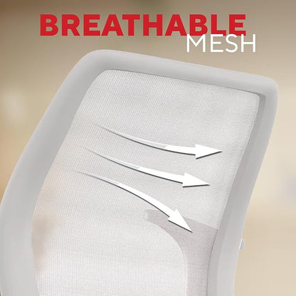 Staples Ergonomic Task Chair, Mesh, Gray