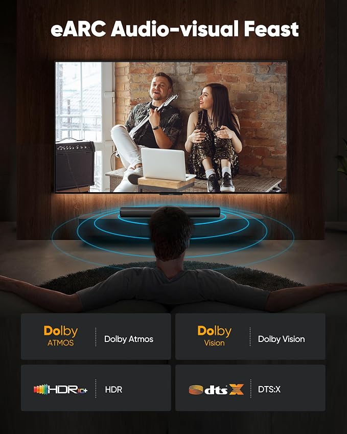 Highwings 8K 10K 4K HDMI Cable 48Gbps 6.6FT/2M, Certified Ultra High Speed 2.1 HDMI Cable Braided Cord-4K@120Hz 8K@60Hz, DTS:X, HDCP 2.2 & 2.3, HDR 10 Compatible with DVD Player/PS5/HDTV/Blu-ray