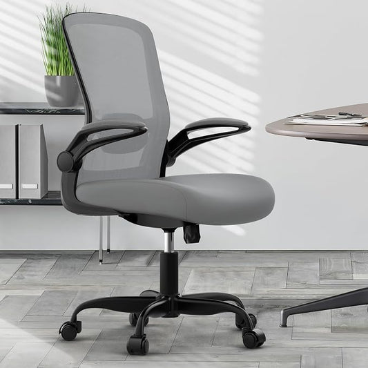 Mimoglad Home Office Desk Chair (Modern, Graphite)