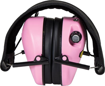 Caldwell E-MAX Electronic Hearing Protection with Low Profile, Adjustable, 23 NRR, For Range, Shooting, and Hunting
