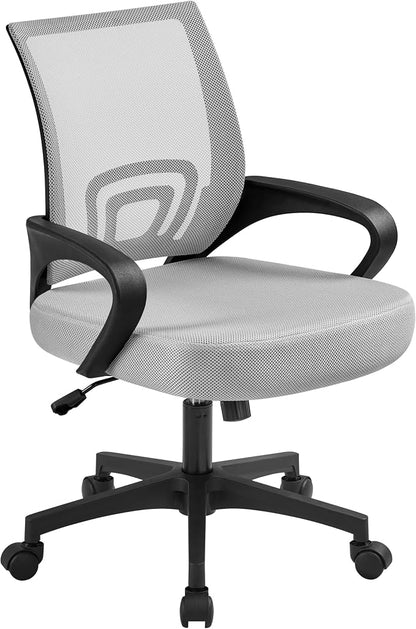 Topeakmart Executive Office Chair Computer Desk Chair for Home Office Student Study Conference Room, Grey