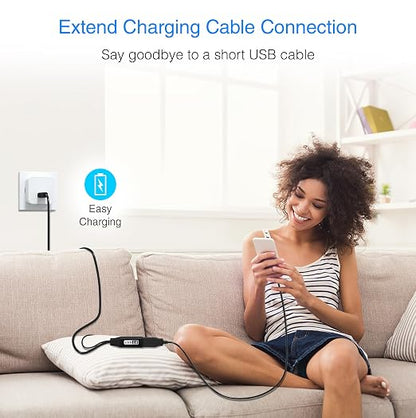 BlueRigger 2.0 Active USB Extension Cable 75FT (USB Extender Cord, 480 Mbps, Male to Female, in-Wall CL3 Rated) Long USB Extension Cord for Webcam, VR Headset, Printer, Hard Drive, Keyboard, Mouse