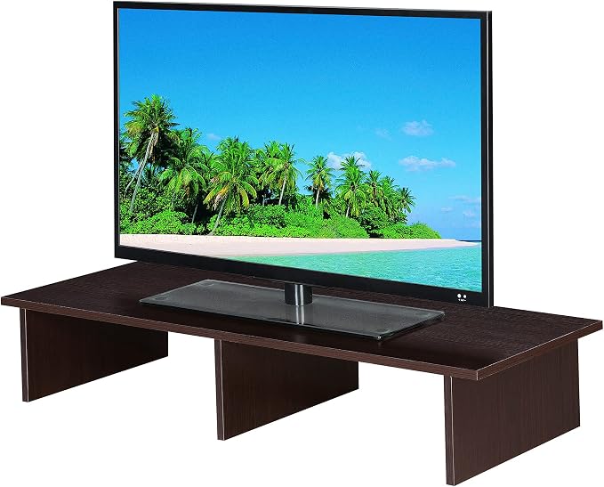 Convenience Concepts Designs2Go TV/Monitor Riser for TVs up to 46 Inches, Espresso