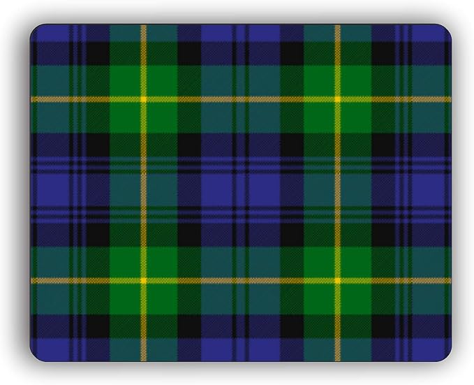 Scottish Clan Gordon Tartan Crest Computer Mouse Pad