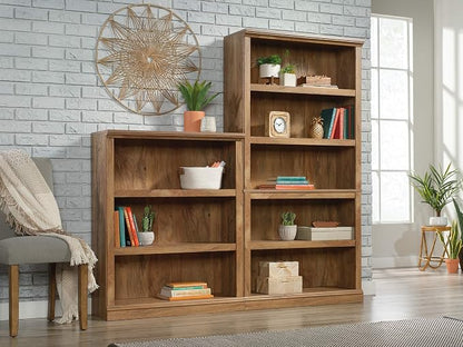 Sauder Miscellaneous Storage 3-Shelf Bookcase/ Book shelf, Sindoori Mango finish