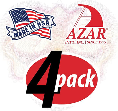 Azar Displays 515332 5.5" W x 4" D x 2" H Acrylic Riser (4 Pack)