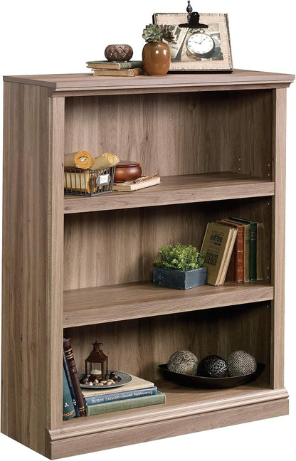 Sauder Miscellaneous Storage 3-Shelf Bookcase/ Book shelf, Salt Oak finish