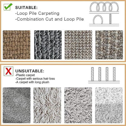 WILLBOND Carpet Cord Cover Cable Protector Floor Cover Cable Protector Management Only for Commercial Office Carpet(147.64 ft,Black)