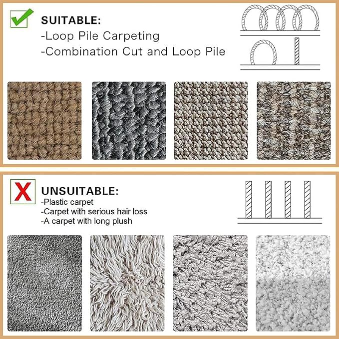 WILLBOND Carpet Cord Cover Cable Protector Floor Cover Cable Protector Management Only for Commercial Office Carpet(19.69 ft,Khaki)