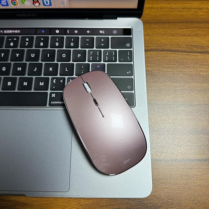 Wireless Bluetooth Mouse for iPad pro iPad Air Mac MacBook Pro MacBook Air Laptop iMac Chromebook Win8/10/11 HP DELL PC (Pink)
