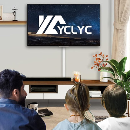 47in TV Cord Hider, YCLYC Cord Hider for Wall Mount TV, Large Cable Hider, Paintable Wire Covers for Cords, Cable Management Cord Organizer, Wire Hiders for TV on Wall 3*L15.7in W2in H0.7in, White