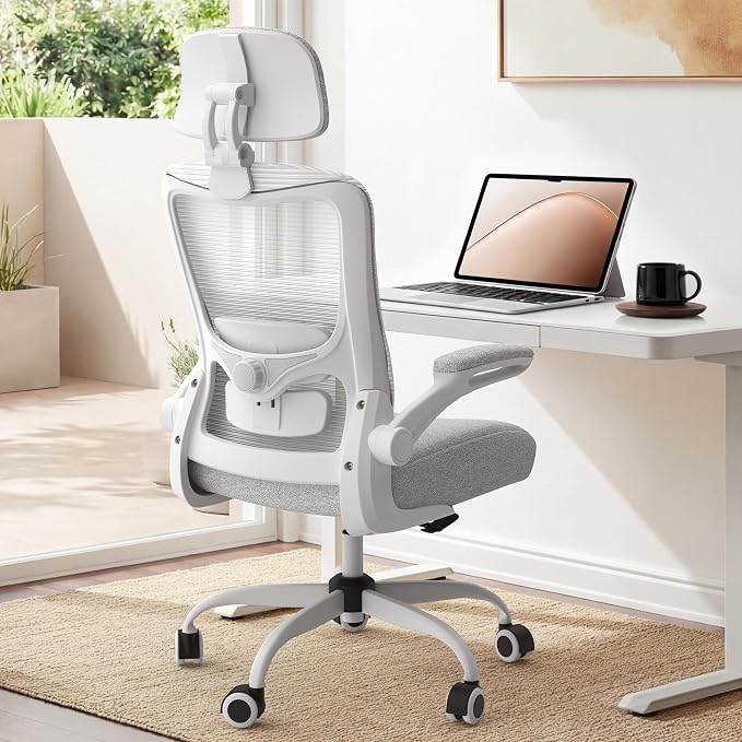 Ergonomic Office Chair for Long Hours, Full-Body Support, Relieve Neck & Back Pressure, 330LBS Capacity, Ideal for Home Office, Office & Study
