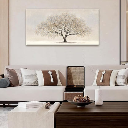 Canvas Art Wall Decor Modern Botanical Wall Art Pictures For Living Room Tree Of Life Wall Art Landscape Canvas Wall Art Decor Prints Artwork for Walls Bedroom Office Aesthetic Wall Decor 20" X 40"