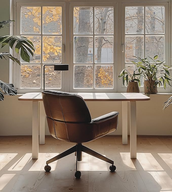 Modular Computer Office Desk, Modern Style Small Study Writing Workstation Table for Home & Business, Large (55" x 28")