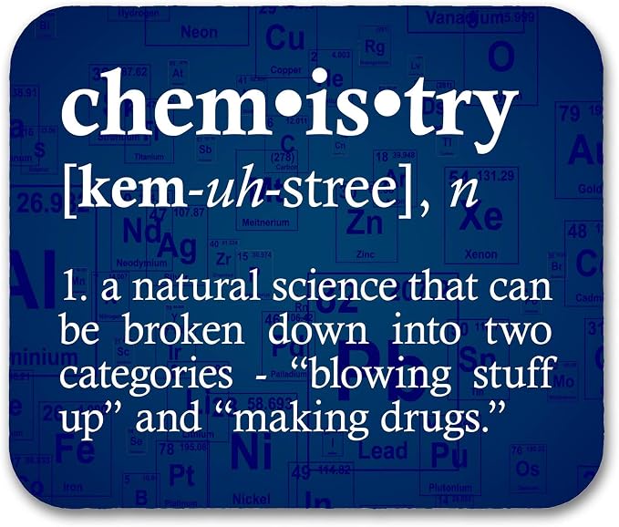 Chemistry Definition Funny Mouse Pad