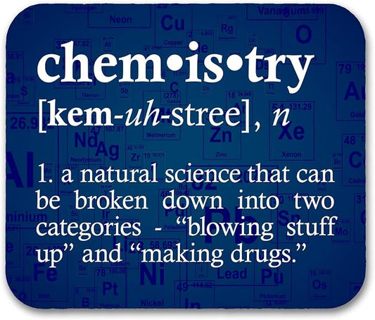 Chemistry Definition Funny Mouse Pad