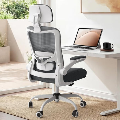 Ergonomic Office Chair for Long Hours, Full-Body Support, Relieve Neck & Back Pressure, 330LBS Capacity, Ideal for Home Office, Office & Study
