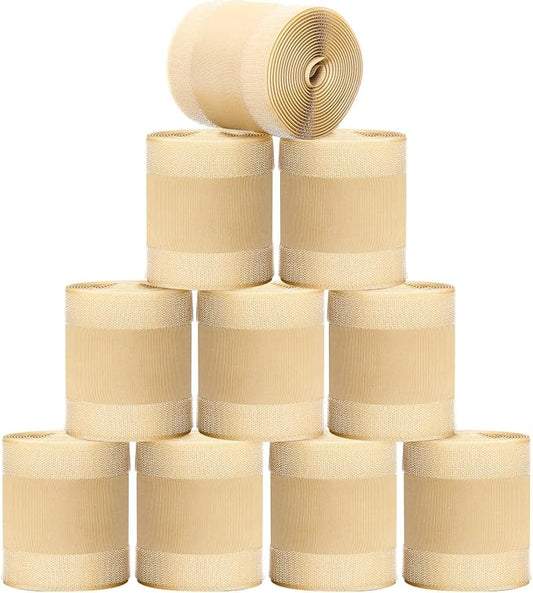 WILLBOND Carpet Cord Cover Cable Protector Floor Cover Cable Protector Management Only for Commercial Office Carpet(98.43 ft,Khaki)