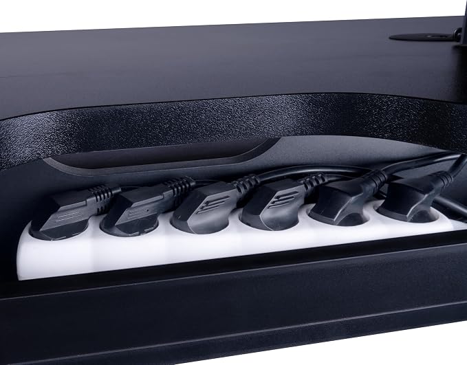 Glorious Sound Desk Compact Professional Studio Workstation with Pull-out Keyboard Compartment (Black)